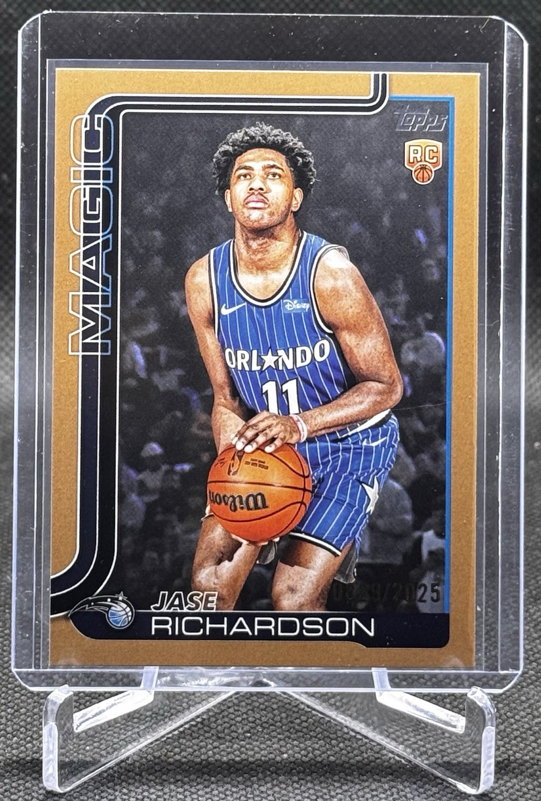 2025 Topps Basketball - Jase Richardson Base Gold #/2025 (RC) 225