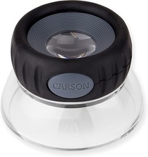 Carson Lumiloupe plus 10.5X Power Focusable Stand Loupe Magnifier LO-10