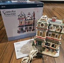 Lemax Edwards Residence Village Christmas Village House Carole Town Light Cord