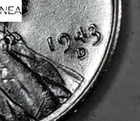 1943-D/D Steel Lincoln Wheat Penny Cent RPM Error ~ Gem BU ~ ZW405