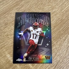 Topps Chrome 2025 Terry McLaurin ACT-9 Commanders NFL Refractor