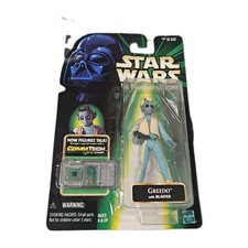 Star Wars Power Of The Force Action Figure Greedo With Blaster Commtech Chip