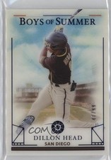 2024 Panini Boys of Summer Blue 47/99 Dillon Head #43 1cx3