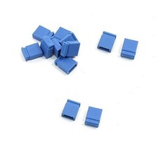 500Pcs Blue 2.54mm Jumper Cap mini Jumper Short Circuit Cap Connection