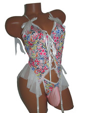 2 Piece  Print   SISSY POUCH PANTIES Crossdress for Men Sz XL 28-46