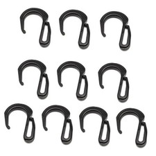 Plastic S Hook Clips Elastic Rope Bungee Cord Hooks Pack 10