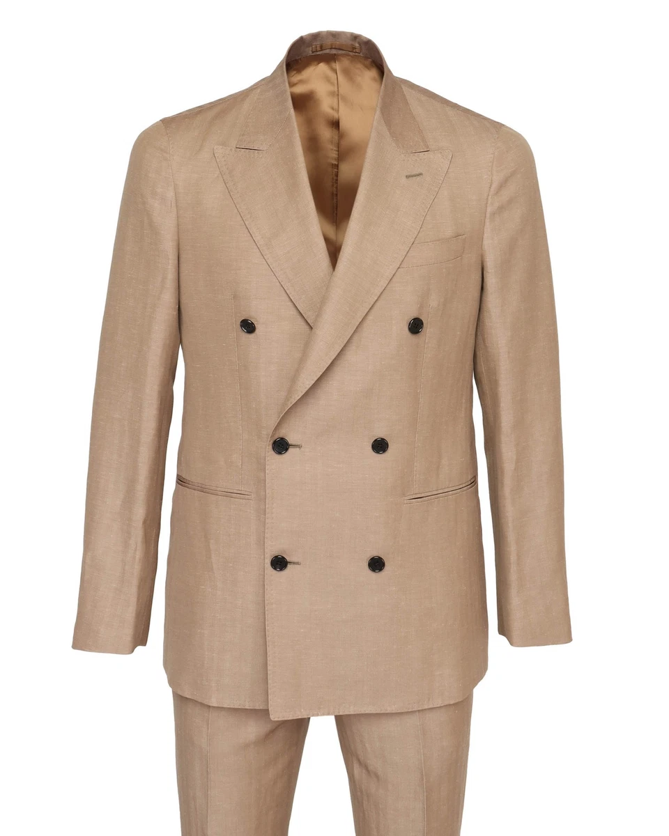 ジャケット・アウター 80s 90s USA linen double-breasted jacket Linen Vintage Suit Jackets & Blazers for Men for sale | eBay