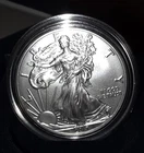 2017 W  $1 American Silver Eagle 1 oz Uncirculated Coin with Box and COA 💎