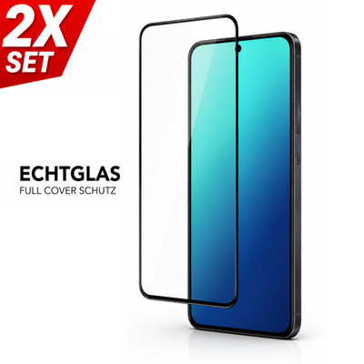 Panzerfolie Xiaomi Redmi Note Poco   9H Echtglas Full Cover Displayschutzglas