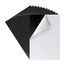 20 Pack Adhesive Magnetic Sheets 4 x 6 Inch Photo Magnets, Thickened Flexible...