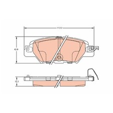 Satz Bremsbeläge Bremsklötze hinten für Mazda CX-5 KE KF id93080