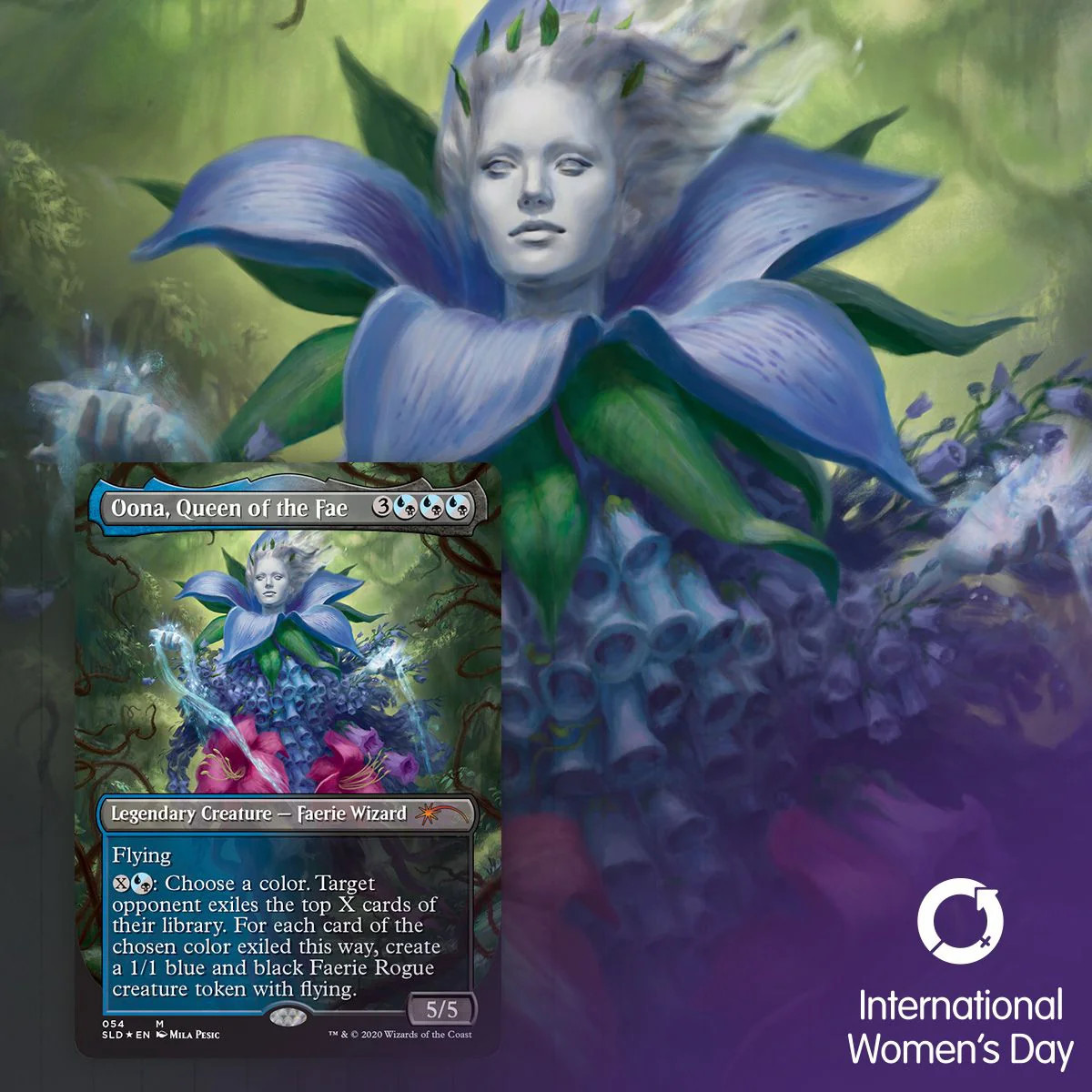 「International Women's Day 2020」カードのみ Magic: The Gathering TCG - Secret Lair - International Women's Day