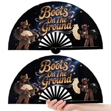 13 In Line Dance Popping Fans, Boots on The Ground Hand Fan, Where Them Fans ...