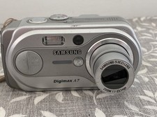 Samsung Digimax A7 7.0MP Compact Digital Camera Silver Tested