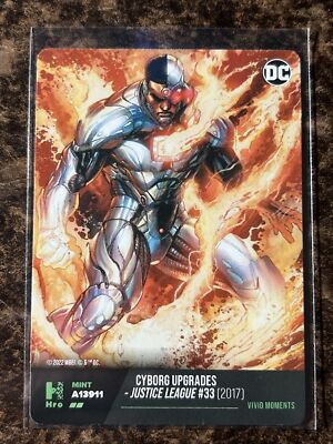 DC Hybrid Cards - Cyborg Upgrades - Justice League #33 - Physical Only - NM/Mint
