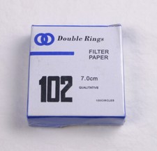 FILTER PAPER 7 cm 100 DISCS QUALITATIVE Medium 102