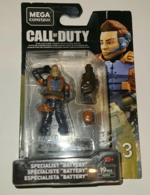 New Call Of Duty Mega Construx Specialist Battery Figure Set XBOX 19c Per