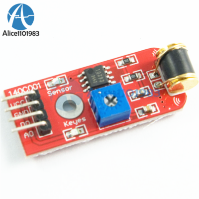 #ad 801S Vibration Sensor Vibration Analog Output Sensitivity LM393 Module Kit $1.99
