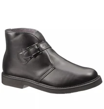Bates Youth Boys Buckle Chukka Black Leather Dress Boots Size 3 E