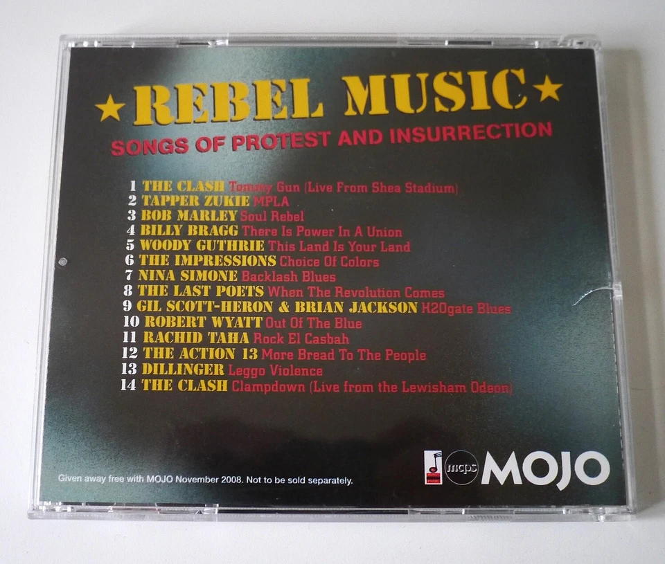 Mojo Magazine CD: Rebel Music (The Clash, Bob Marley, Gil Scott Heron uva.) - Bild 2 von 2