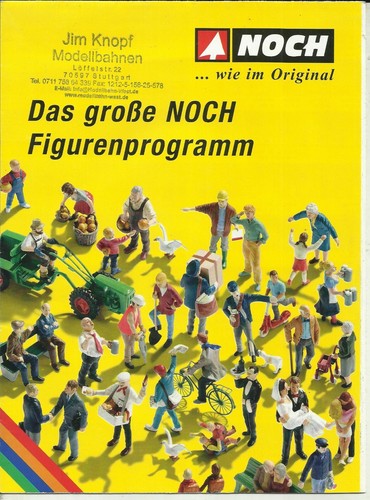Katalog Noch Neuheiten 2008 Modellfiguren Modellbahnzubehör 1:87