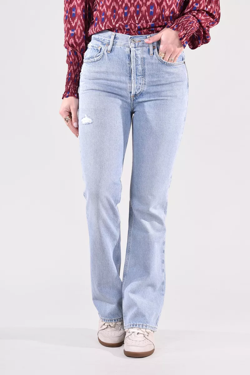 Citizens of Humanity Libby Relaxed Bootcut Jeans in Light Blue Size 33 New