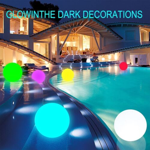 LED Night Light Ball 15-inch 16 Colors and Dimmable Globe Light with Remote - Picture 6 of 11