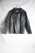 Excellent Condition Women's East 5th Black Genuine Leather Jacket Size XL