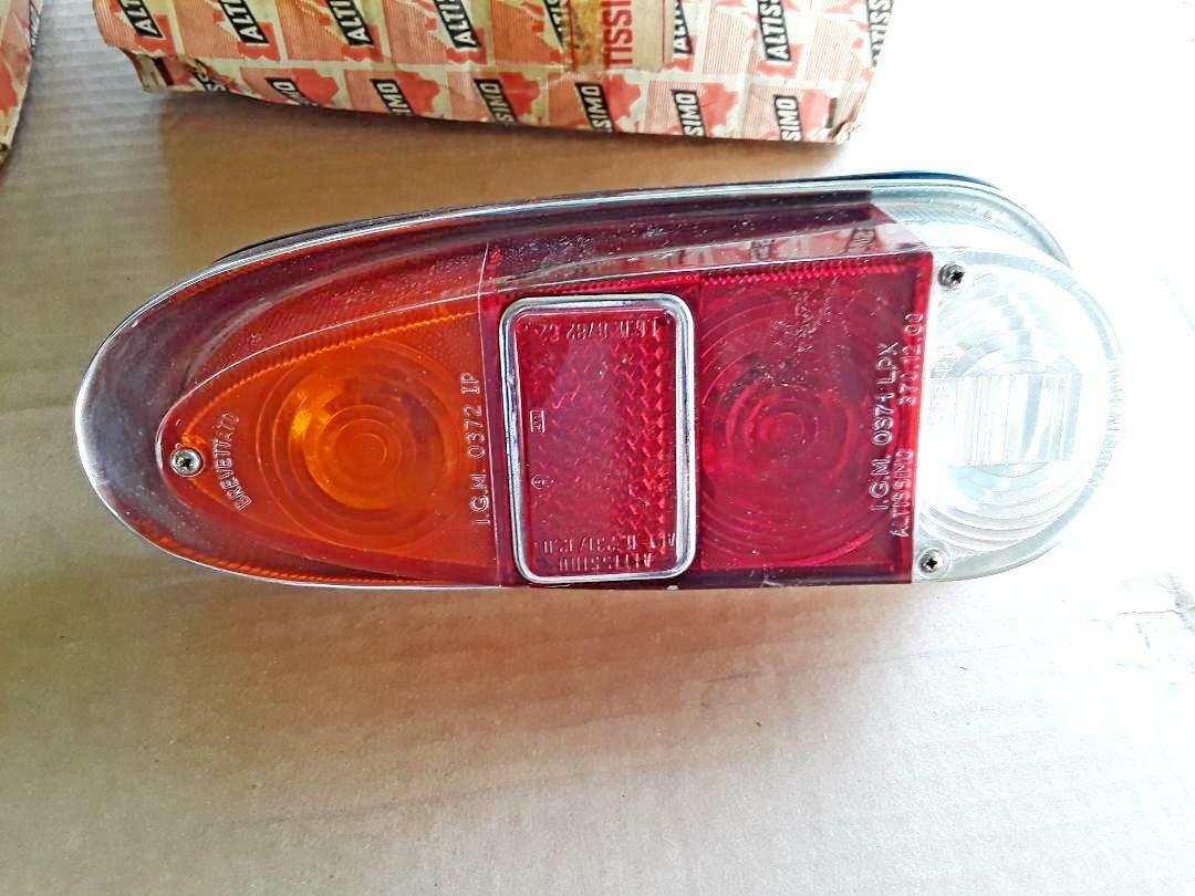 Maserati 3500GT NOS/NIB rear tail light assemblies(2), with gaskets and boots