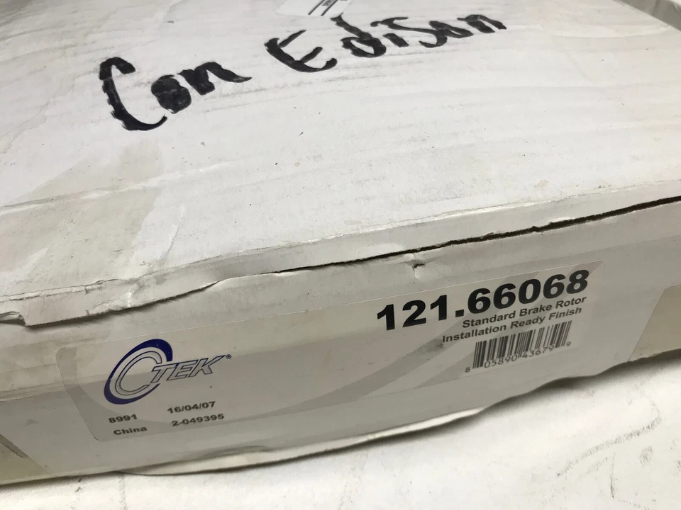Rotor de freno de disco-C-TEK estándar trasero 121.66068 Torrent Vue XL-7 Captiva Sport Foto 3 de 4