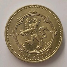 1994 The Royal Mint Rampant Lion UK One Pound £1 coin