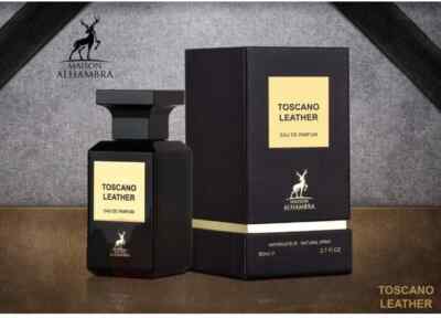 AlHambra By Lattafa Tascano Leather & Neroli EDP Parfume 80ml Pack of 2