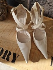 Brautschuhe Novella exklusiv Modelle, Leder, 39 , Elfenbein 
