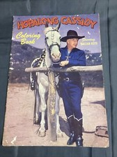 VINTAGE LARGE HOPALONG CASSIDY COLOR BOOK WILLIAM BOYD