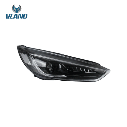 VLAND Demon Eyes LED Projector Headlights For Ford Focus 2015-2018 w/Sequential - Picture 2 of 11