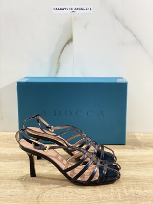 A.Bocca Sandale Damen Aus Leder Rama Schwarz Luxury A.Bocca Damenschuh 37