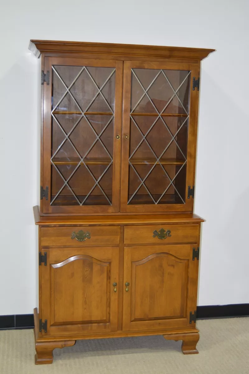 Maple on sale china cabinet