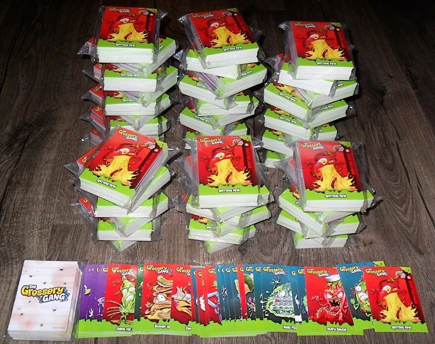 THE GROSSERY GANG YOUR SHOPPIN S GONE ROTTEN BULK LOT OF 50 BASE 52 CARD SETS