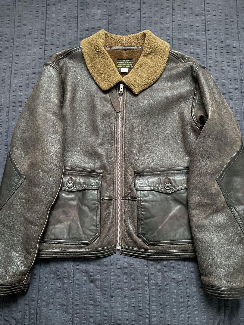 RRL Ralph Lauren Leather Shearling Jacket Men's #EA ZDA | eBay RRL Ralph Lauren Leather Shearling Jacket Men's #EA ZDA | eBay