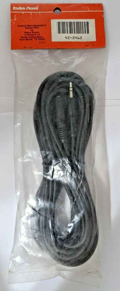 CABLE EXTENSIÓN AUDIO 20' REPUESTO CABLE AURICULARES [6,09m] (CANTIDAD: 1) NOS Foto 2 de 2