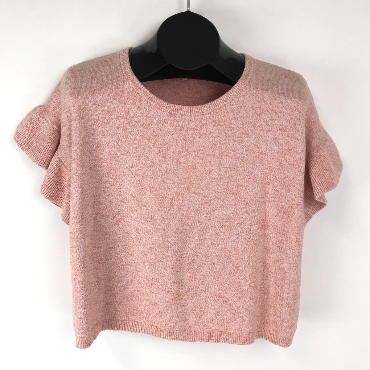 Madewell ruffle sleeve sweater best sale tee