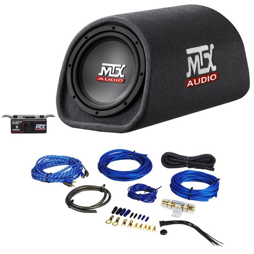 Vented/Ported Bass Tube+Amp Wire Kit 