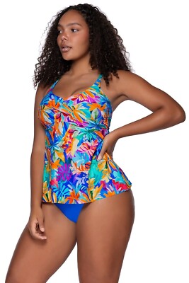 SUNSET ESCAPE 955T TORI TANKINI TOP SIZE 6 IN ALEGRIA