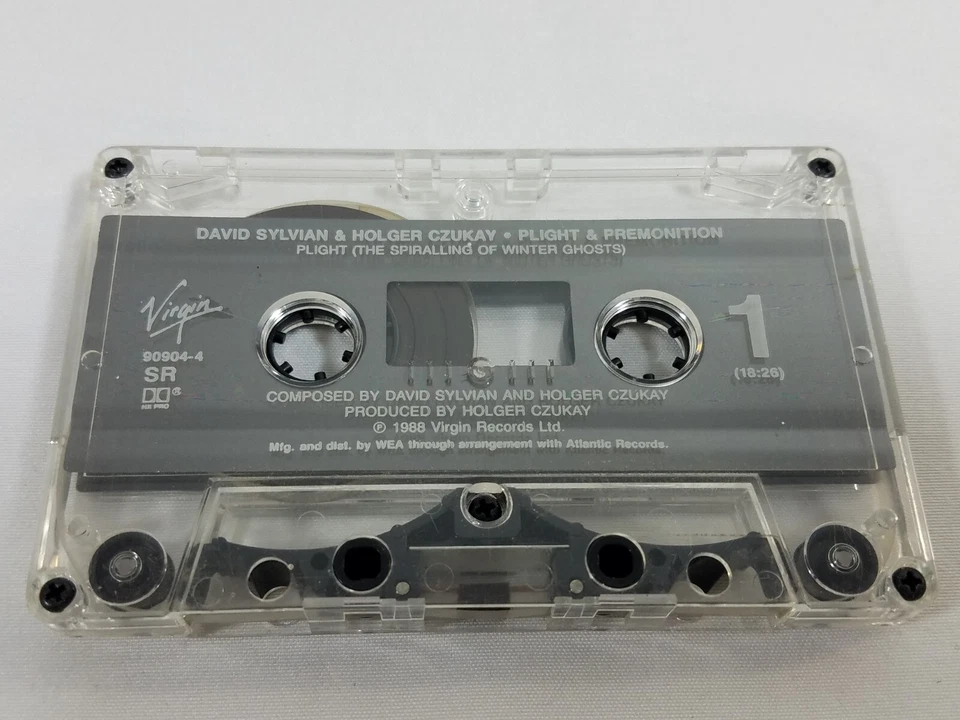 Кассетная лента David Sylvian & Holger Czukay Plight & Premonition 1988 - Изображение 4 из 4