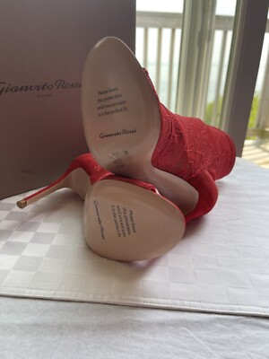 The Knee Boots Suede Gianvito Rossi Stretch Lace Sock Booties