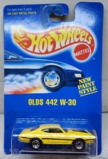 Hot Wheels Oldsmobile 442 W-30 267 1991/Malaysia NEW PAINT STYLE