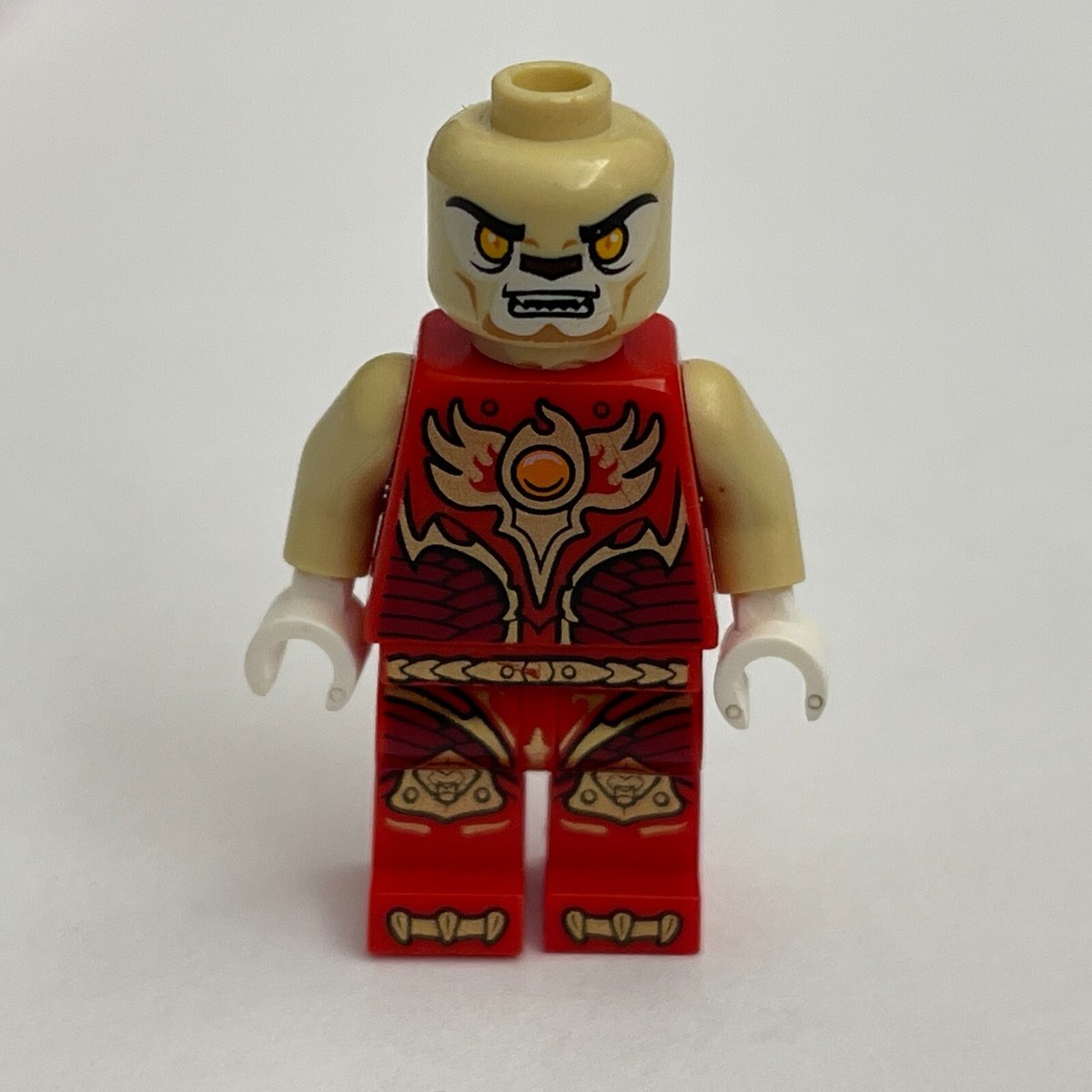 Lego The Legends of Chima Fire Chi Laval Red Beige White