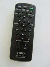 Genuine Sony System Audio Remote Control RM-AMU009 Tested Working