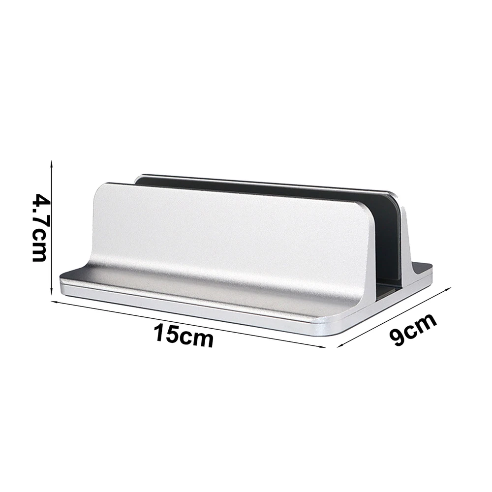 Vertical Laptop Stand for Cooling Anti-Slip Space-Saving Mount  