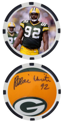 REGGIE WHITE - FOOTBALL LEGEND - PACKERS - POKER CHIP - ***SIGNED***